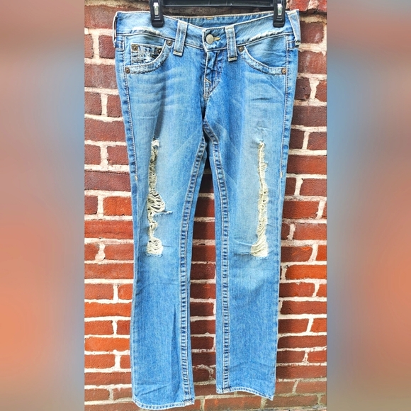 VINTAGE True Religion boot cut low rise Jeans - Picture 2 of 5